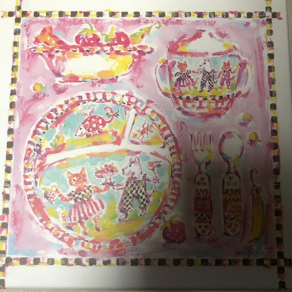 Mackenzie child toddler dinnerware set!